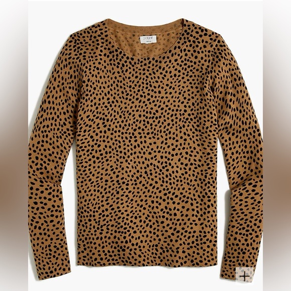 J. Crew cheetah print sweater (women’s XXL) (NWT) - Picture 4 of 13